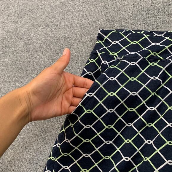 Nivo NVO Skort Womens S Small Navy Green Stretch Mesh Shorts Performance Golf - Picture 3 of 13